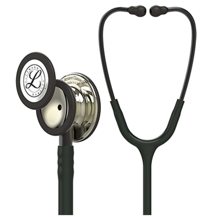 Solventum Corporation Solventum Corporation 5861 Stethoscope Champagne Chestpiece Black Supplies reLink Medical