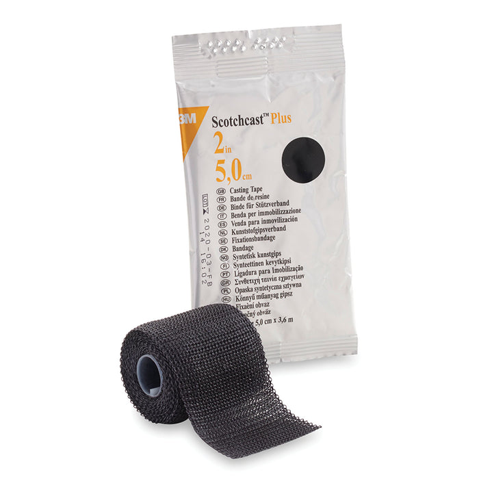Solventum Corporation Solventum Corporation 82002A Plus Casting Tape 2" x 4 yds Black Supplies reLink Medical