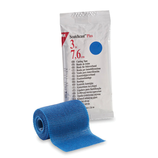 Solventum Corporation Solventum Corporation 82003B Plus Casting Tape 3" x 4 yds Blue Supplies reLink Medical