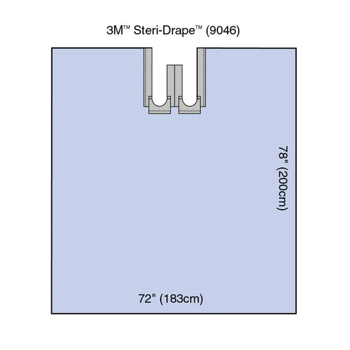 Solventum Corporation Solventum Corporation 9046 Steri-Drape Bilateral Split Sheet 72" x Supplies reLink Medical