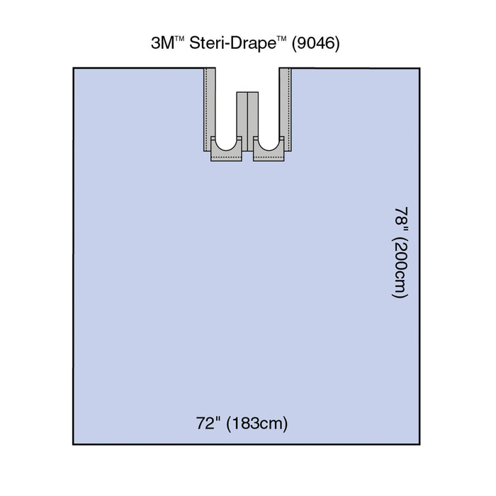 Solventum Corporation Solventum Corporation 9046 Steri-Drape Bilateral Split Sheet 72" x Supplies reLink Medical