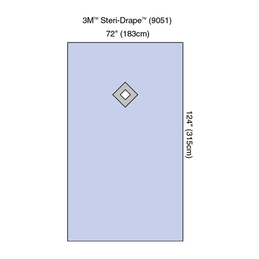 Solventum Corporation Solventum Corporation 9051 Steri-Drape Thyroid Drape 72" x 124" Supplies reLink Medical