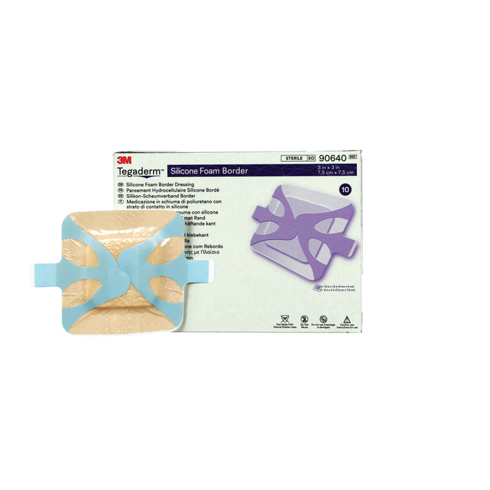 Solventum Corporation Solventum Corporation 90640 Foam Border Dressing 3" x 3" 10/bx 6 Supplies reLink Medical