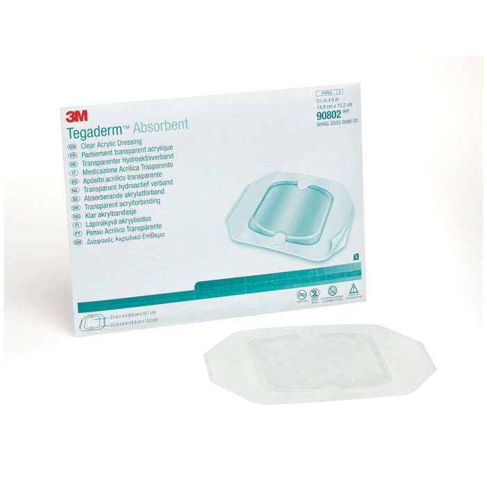 Solventum Corporation Solventum Corporation 90802 Dressing Small Square Pad Size 3.9" x Supplies reLink Medical
