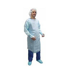Aspen Surgical Aspen Surgical 8572B Gown Film Over-The-Head Open Back w/ Elastic Supplies reLink Medical