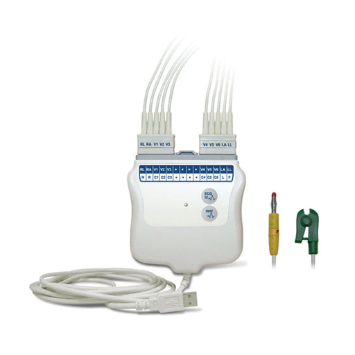 Hillrom Hillrom 41000-032-50 Acquisition Module AM12 with HA Banana Lead Cables reLink Medical