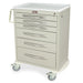 Harloff Harloff MPA3030K06 - A-Series Lightweight Medical Cart, Tall Height, Standard Width, Six Drawers, Key Lock Medical Furniture reLink Medical