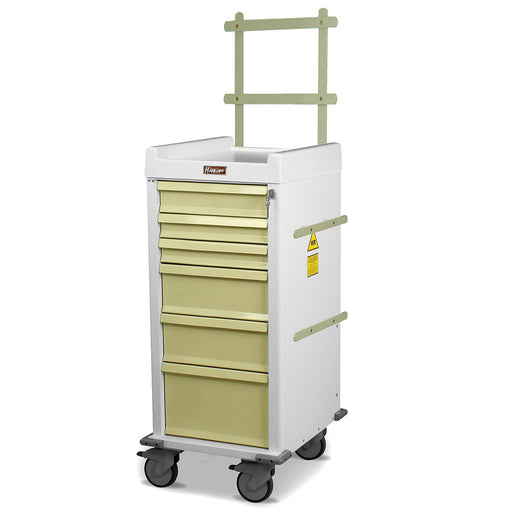 Harloff Harloff MRN6K-MAN - Narrow MR-Conditional Anesthesia Cart Medical Furniture reLink Medical