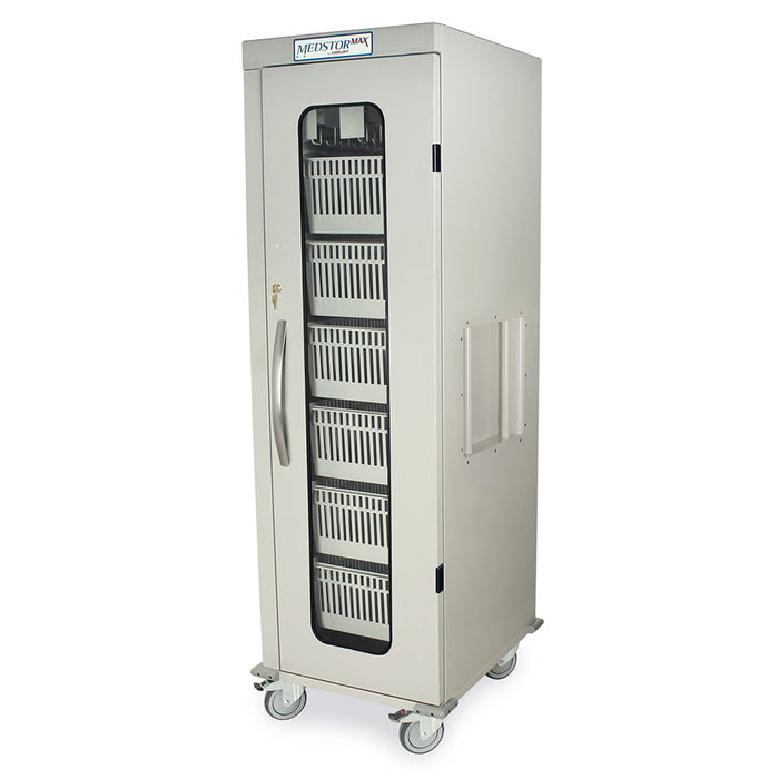 Harloff Harloff MSPM81-00GK - Single Column Medical Storage Cart Medical Furniture reLink Medical