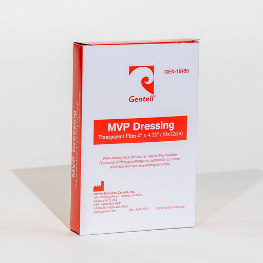 Gentell Gentell GEN-16450 MVP Transparent 4" x 4.75" Dressing Supplies reLink Medical