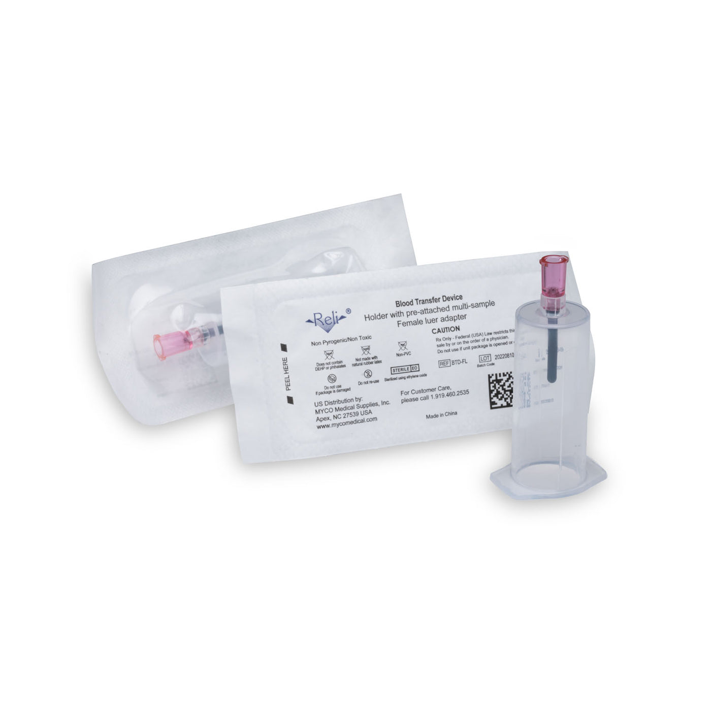 Myco Medical BTD-FL Blood Transfer Device Female Luer Sterile