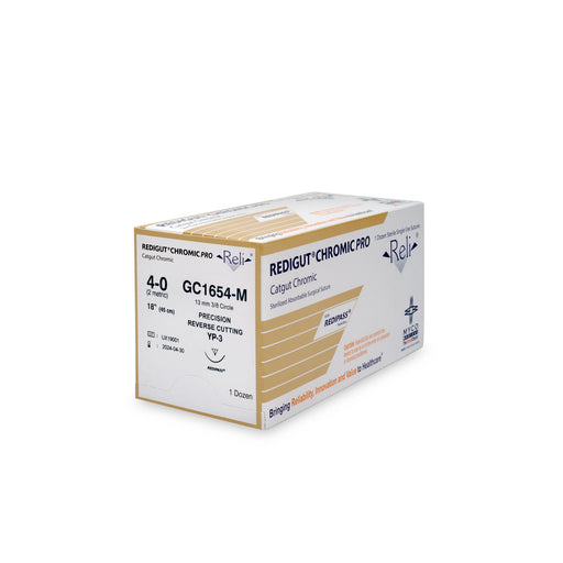 Myco Medical Myco Medical GC1654-M Suture 4-0 Redigut Chromic Natural 18" Supplies reLink Medical