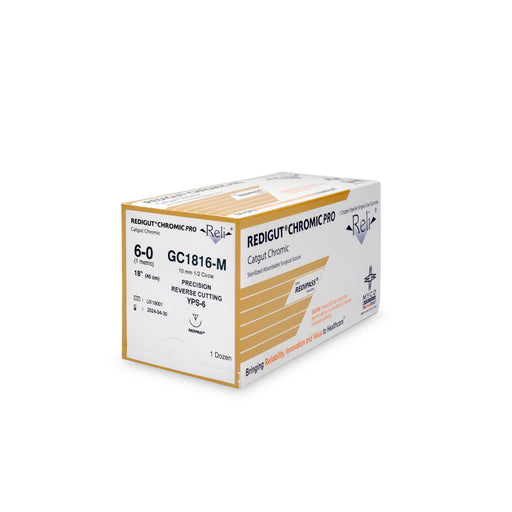 Myco Medical Myco Medical GC1816-M Suture 6-0 Redigut Chromic Natural 18" Supplies reLink Medical