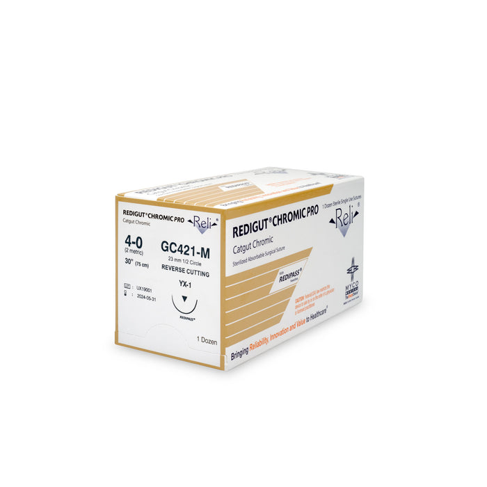 Myco Medical Myco Medical GC421-M Suture 4-0 Redigut Chromic Natural 30" Supplies reLink Medical