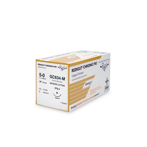 Myco Medical Myco Medical GC634-M Suture 5-0 Redigut Chromic Natural 30" Supplies reLink Medical