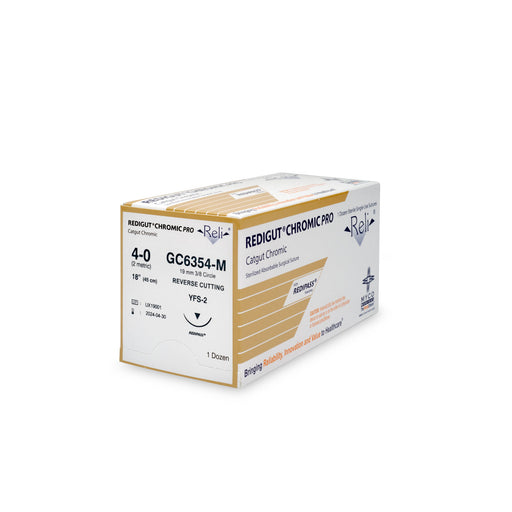Myco Medical Myco Medical GC6354-M Suture 4-0 Redigut Chromic Natural 18" Supplies reLink Medical