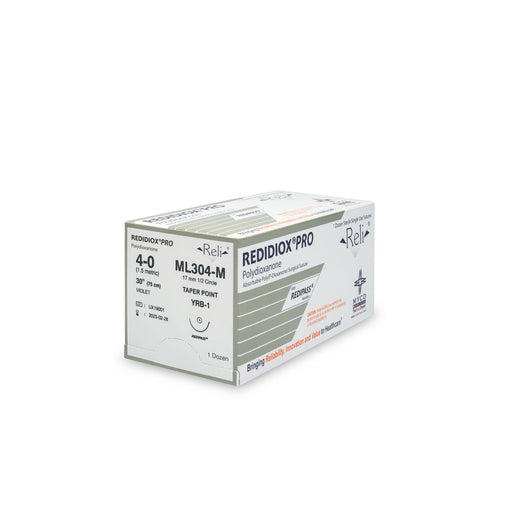 Myco Medical Myco Medical ML304-M Suture 4-0 Redidiox Violet Monofilament Supplies reLink Medical
