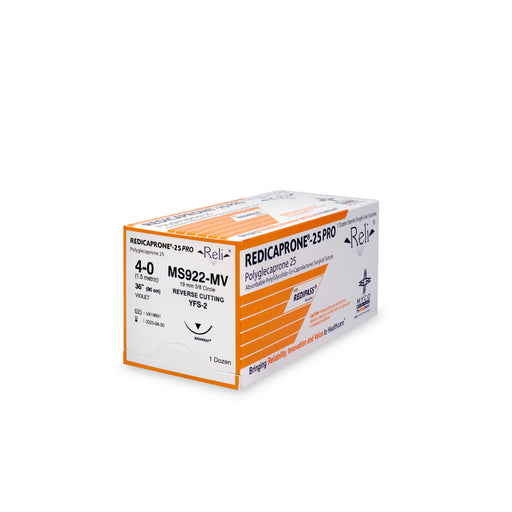 Myco Medical Myco Medical MS922-MV Suture 4-0 Redicaprone Violet Monofilament Supplies reLink Medical