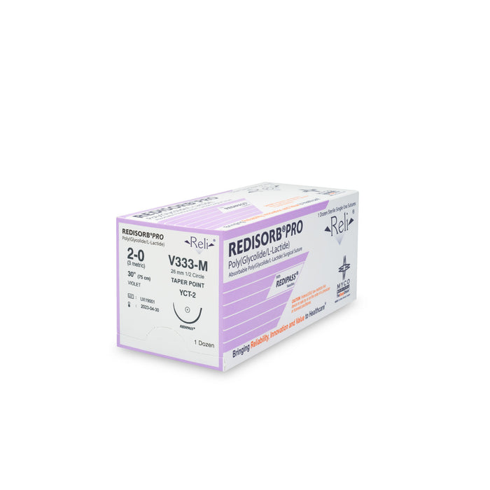 Myco Medical Myco Medical V333-M Suture 2-0 Redisorb Violet Braided 30" Supplies reLink Medical