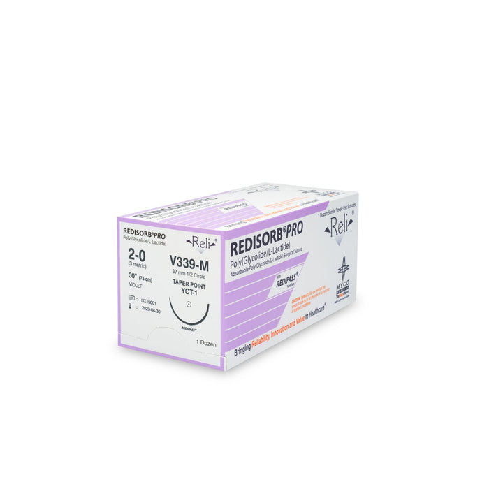 Myco Medical Myco Medical V339-M Suture 2-0 Redisorb Violet Braided 30" Supplies reLink Medical