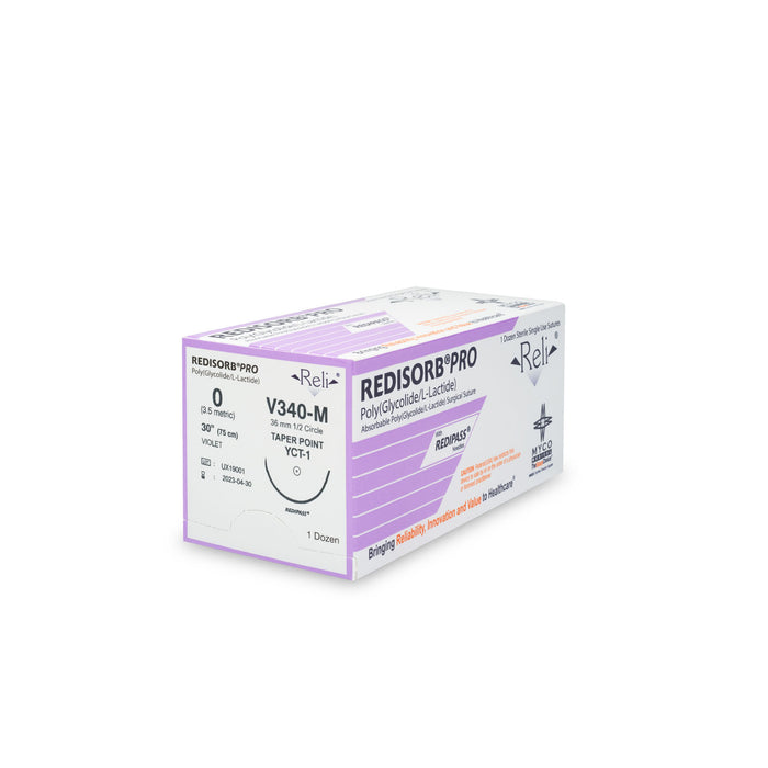 Myco Medical Myco Medical V340-M Suture 0 Redisorb Violet Braided 30" YCT-1 Supplies reLink Medical