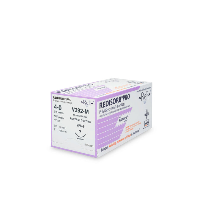 Myco Medical Myco Medical V392-M Suture 4-0 Redisorb Violet Braided 18" Supplies reLink Medical