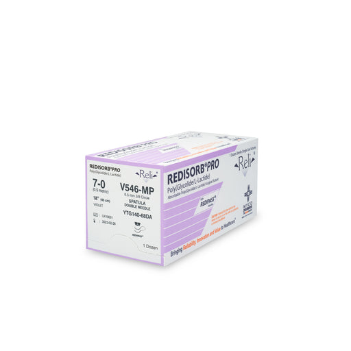 Myco Medical Myco Medical V546-MP Suture 7-0 Redisorb Violet Braided 18" Supplies reLink Medical