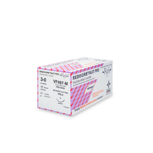 Myco Medical Myco Medical VF497-M Suture 3-0 Redisorb Fast Undyed Braided Supplies reLink Medical