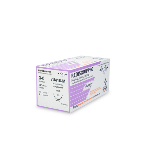 Myco Medical Myco Medical VU416-M Suture 3-0 Redisorb Undyed Braided 30" Supplies reLink Medical