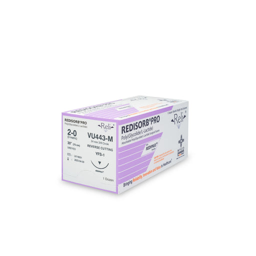 Myco Medical Myco Medical VU443-M Suture 2-0 Redisorb Undyed Braided 30" Supplies reLink Medical