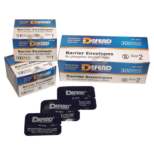 Mydent Mydent BF-8700 Phosphor Plate Barrier Envelopes Size 0 Supplies reLink Medical