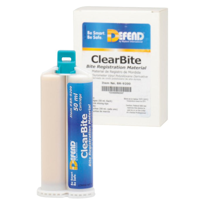 Mydent Mydent BR-9200 ClearBite Unflavored 2x50 mL cartridges + 6 pink Supplies reLink Medical