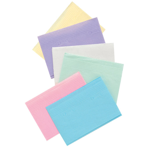 Mydent Mydent PB-8001 Towel 2-ply Paper Poly 18" x 13" Blue Supplies reLink Medical