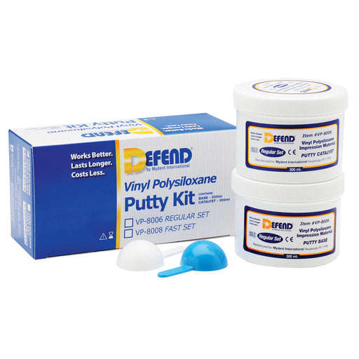 Mydent Mydent VP-8006 Vinyl Polysiloxane Putty Kit-Regular Set. Includes Supplies reLink Medical