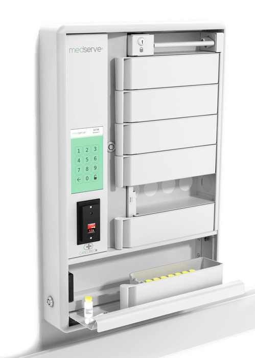 MedServe MedServe M-02 Cabinet Medication MINI 2 Double-Locked Manual Medical Furniture reLink Medical