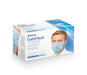 Medicom, Inc. Medicom Inc. 200415 FreeFlow Face MaskASTM  Level 2 Blue 50/bx Supplies reLink Medical