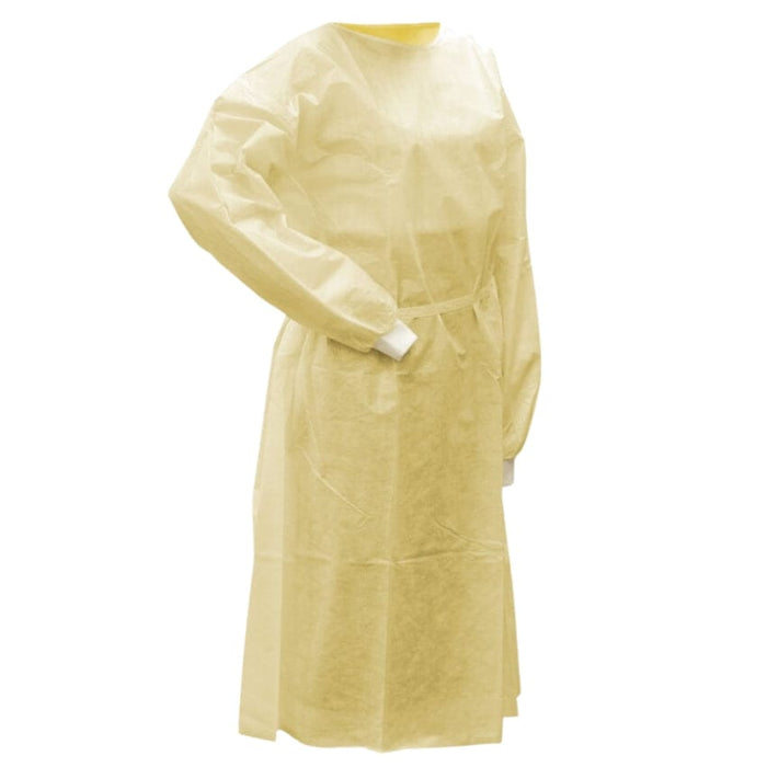 AMD-Medicom A69951 Impervious Gown Large Yellow 10/pk