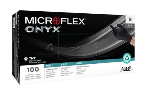 Ansell Ansell N644 Exam Gloves PF Black Textured X-Large 100/bx; Supplies reLink Medical