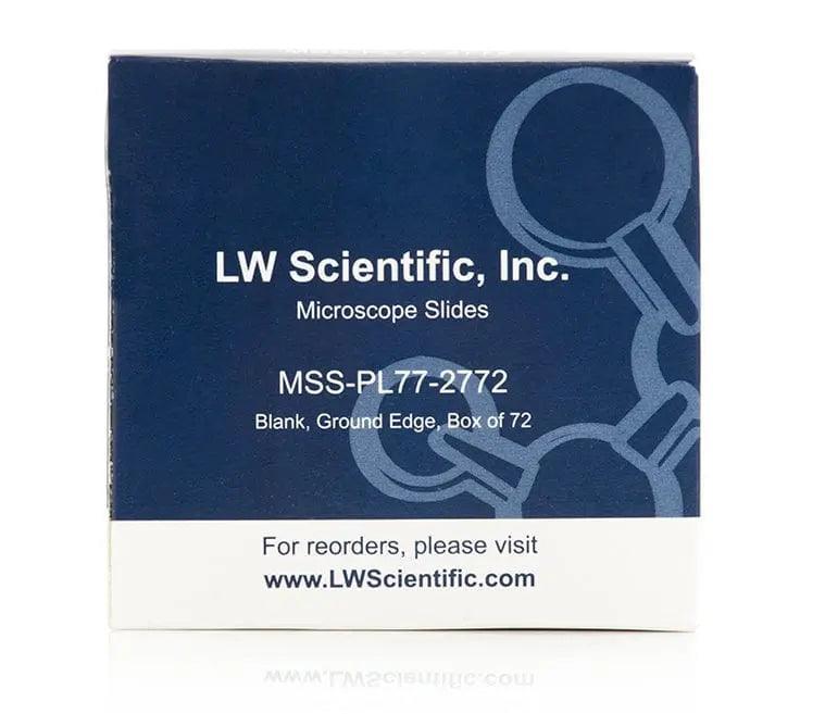 LW Scientific LW Scientific Microscope Slides, Box of 72 Lab Microscope reLink Medical