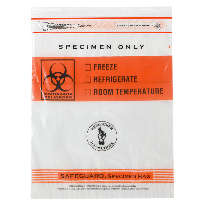Medegen Medical Products, LLC Medegen Medical Products LLC MGTZ1215 Lab Guard Standard Single Zip Supplies reLink Medical