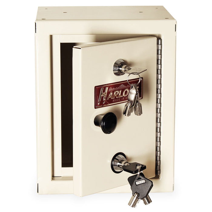Harloff Harloff NC09B07-ST2 - Mini Narcotics Cabinet, Double Locking Outer Door Medical Furniture reLink Medical
