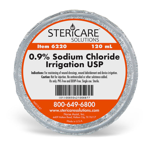 Nurse Assist Nurse Assist 6220 Irrigation Device & Suctioning Saline 0.9% Sterile Supplies reLink Medical