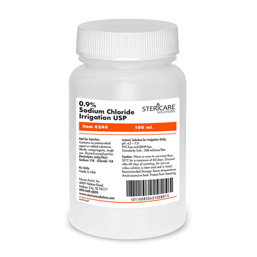 Nurse Assist Nurse Assist 6240 Irrigation Device & Suctioning Saline 0.9% Sterile Supplies reLink Medical