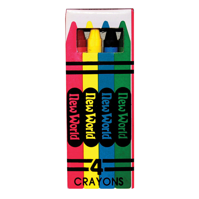 New World Imports New World Imports CR4 4-Pack Crayons 36/bx 10 Supplies reLink Medical