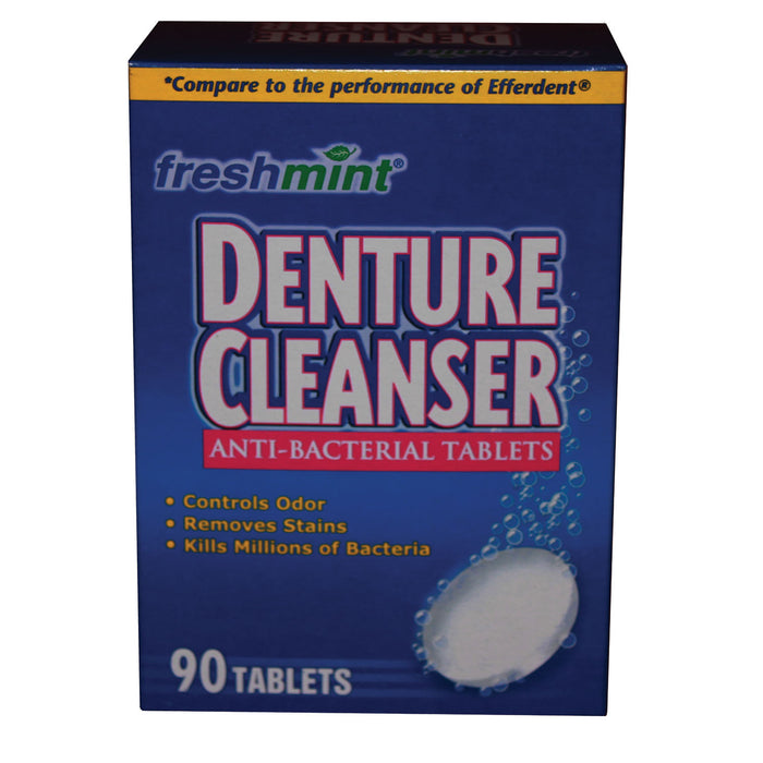New World Imports New World Imports DENT90 Denture Cleanser Tablets Blue Compared to Supplies reLink Medical