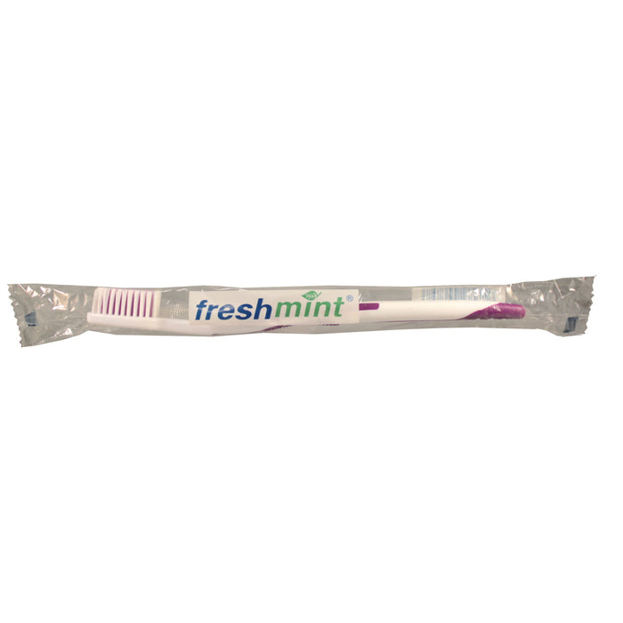 New World Imports New World Imports TBRG2 Rubber Grip Handle Toothbrush Freshmint Supplies reLink Medical