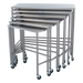 Blickman Industries Blickman Industries 0197821000 Nested Instrument Tables Complete Set Medical Furniture reLink Medical