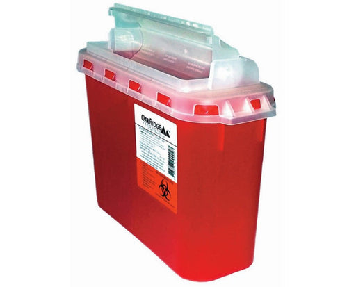 Oak Ridge Products Oak Ridge Products 0354-110B Sharps Container 5.4 Quart Clear Base/ Supplies reLink Medical