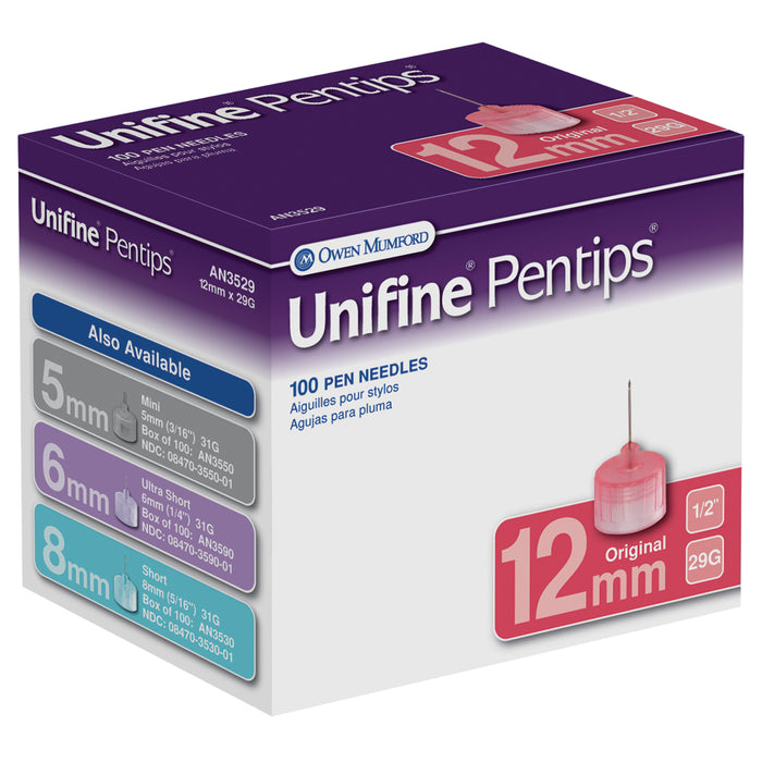 Owen Mumford Owen Mumd AN3529 Original Pen Needle 12mm 29G Supplies reLink Medical