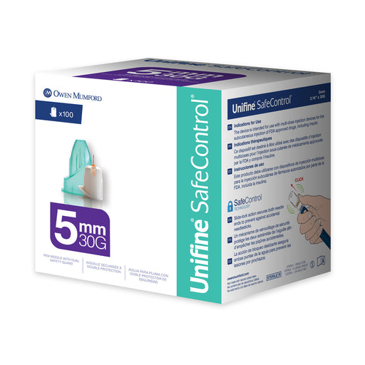 Owen Mumford Owen Mumd AN7955 Safety Pen Needles White w/ Green Cap 5mmX30g Supplies reLink Medical